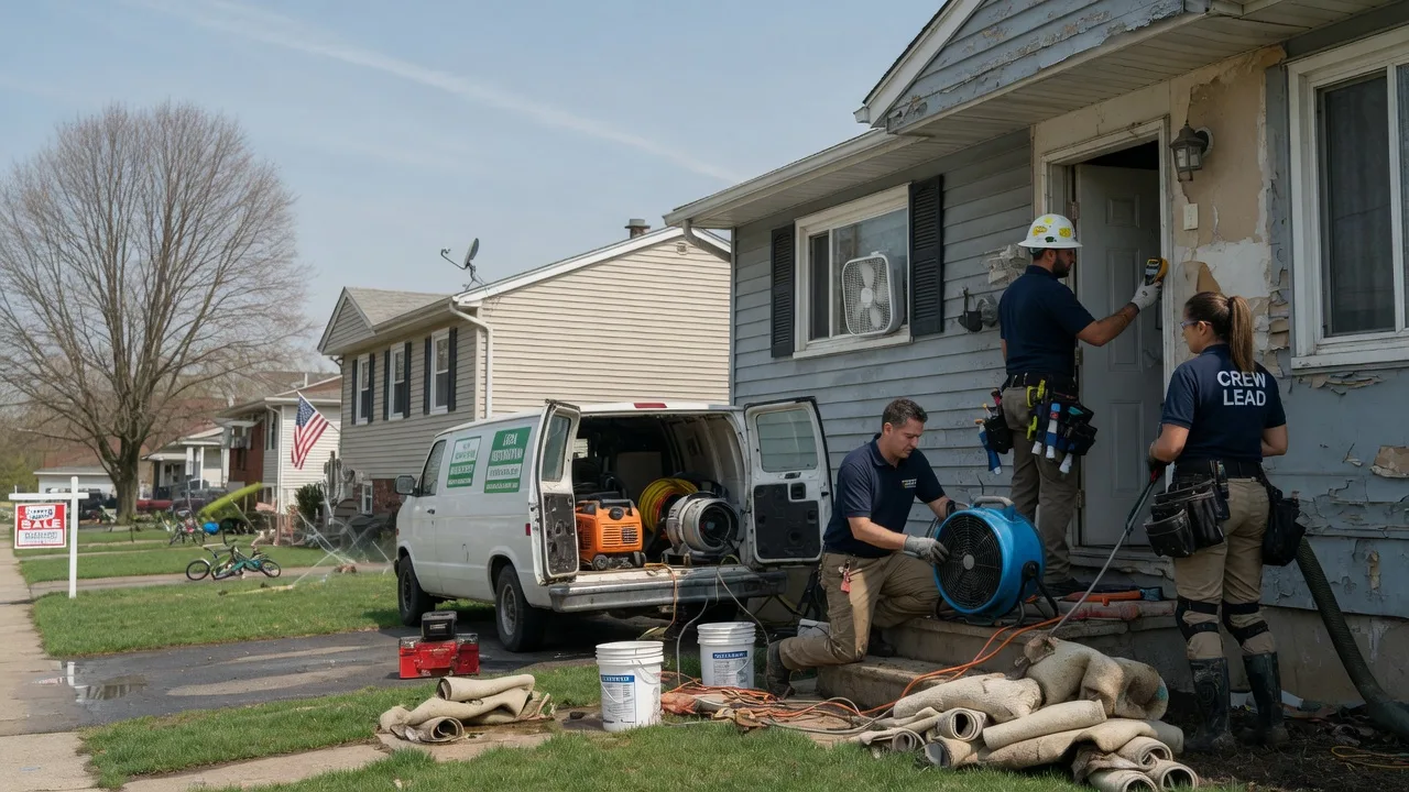 Flood Cleanup in Red Hill, PA near me