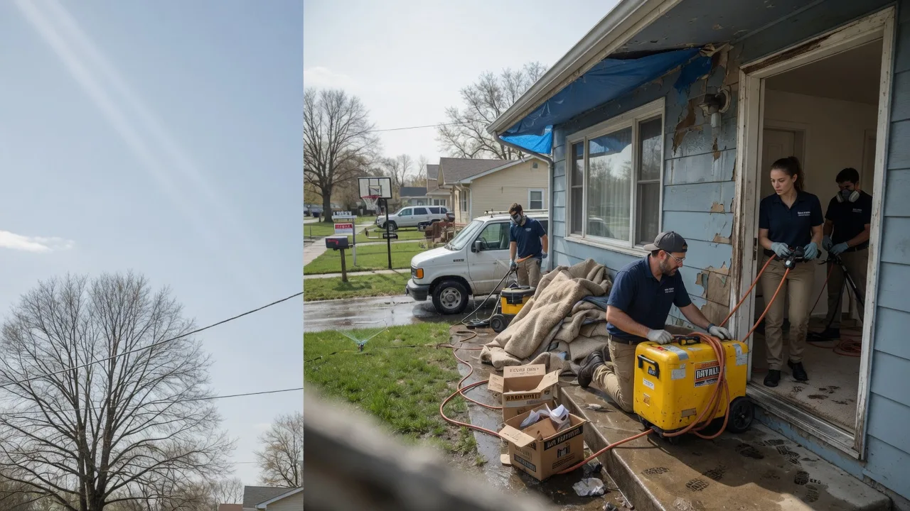 Basement Flood Cleanup in Red Hill, PA near me